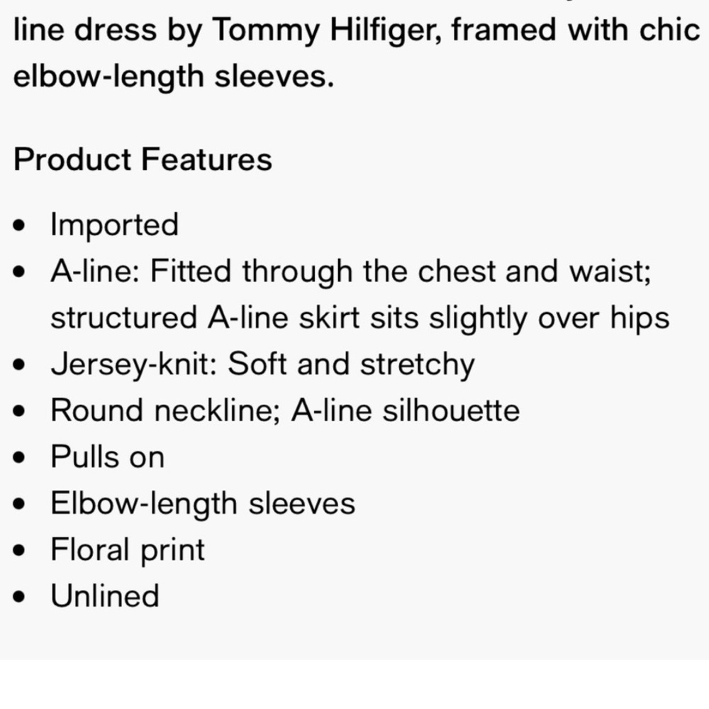 Tommy Hilfiger Black and White Polka Dot Mini Dress Sz 6 back zip - Picture 4 of 6